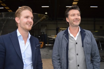 Yoeri Bijker (Marketing Manager Van der Valk) en Dimiti Meijer (Account Manager Legrand)